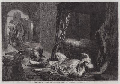 征服王ウィリアムの死 作： John Gilbert